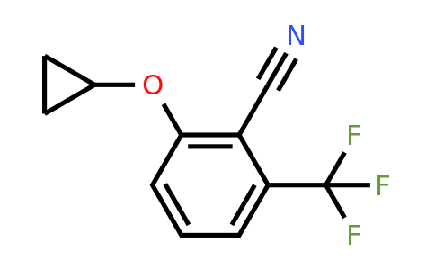 CAS 1243377-24-3 | 2-Cyclopropoxy-6-(trifluoromethyl)benzonitrile