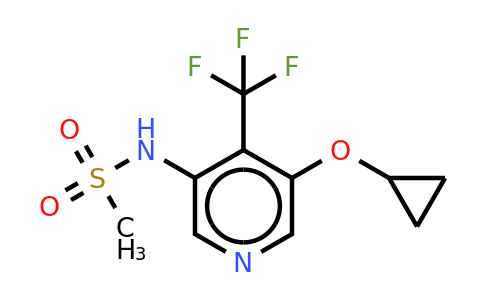CAS 1243377-25-4 | N-(5-cyclopropoxy-4-(trifluoromethyl)pyridin-3-YL)methanesulfonamide