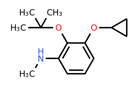 CAS 1243377-26-5 | 2-Tert-butoxy-3-cyclopropoxy-N-methylaniline