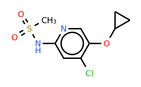 CAS 1243377-33-4 | N-(4-chloro-5-cyclopropoxypyridin-2-YL)methanesulfonamide