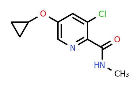 CAS 1243377-34-5 | 3-Chloro-5-cyclopropoxy-N-methylpicolinamide