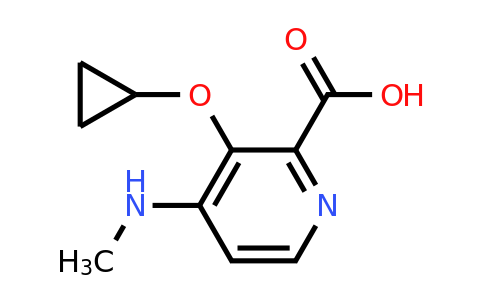 CAS 1243377-36-7 | 3-Cyclopropoxy-4-(methylamino)picolinic acid