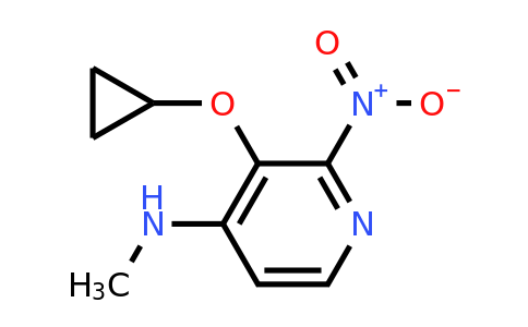 CAS 1243377-37-8 | 3-Cyclopropoxy-N-methyl-2-nitropyridin-4-amine