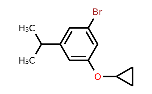 CAS 1243377-38-9 | 1-Bromo-3-cyclopropoxy-5-(propan-2-YL)benzene