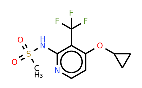 CAS 1243377-39-0 | N-(4-cyclopropoxy-3-(trifluoromethyl)pyridin-2-YL)methanesulfonamide