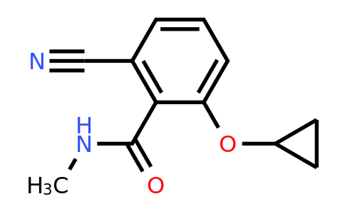 CAS 1243377-40-3 | 2-Cyano-6-cyclopropoxy-N-methylbenzamide