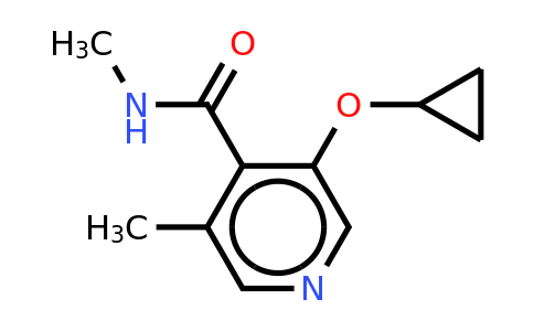 CAS 1243377-43-6 | 3-Cyclopropoxy-N,5-dimethylisonicotinamide