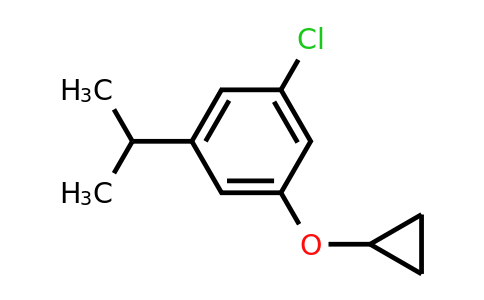 CAS 1243377-44-7 | 1-Chloro-3-cyclopropoxy-5-(propan-2-YL)benzene