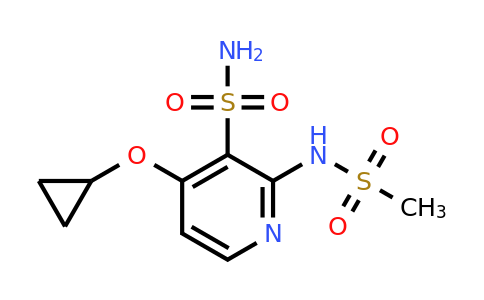 CAS 1243377-45-8 | 4-Cyclopropoxy-2-(methylsulfonamido)pyridine-3-sulfonamide