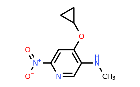 CAS 1243377-47-0 | 4-Cyclopropoxy-N-methyl-6-nitropyridin-3-amine