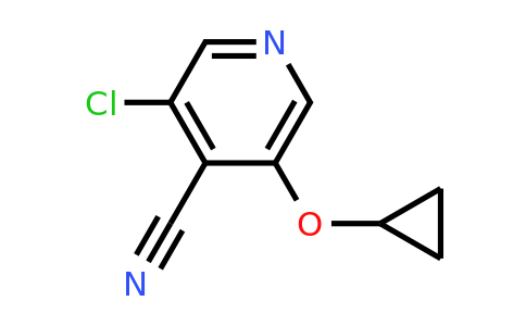 CAS 1243377-48-1 | 3-Chloro-5-cyclopropoxyisonicotinonitrile