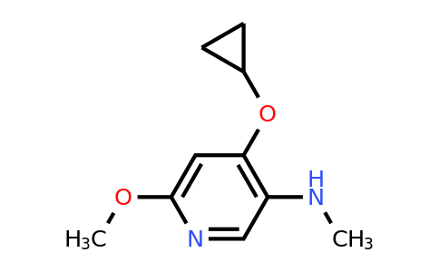 CAS 1243377-51-6 | 4-Cyclopropoxy-6-methoxy-N-methylpyridin-3-amine