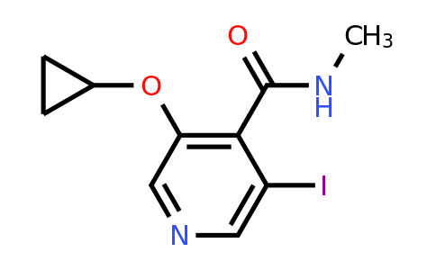 CAS 1243377-54-9 | 3-Cyclopropoxy-5-iodo-N-methylisonicotinamide