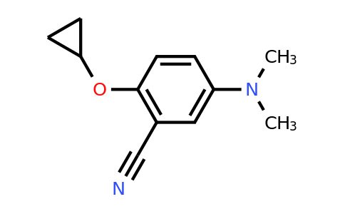 CAS 1243377-55-0 | 2-Cyclopropoxy-5-(dimethylamino)benzonitrile