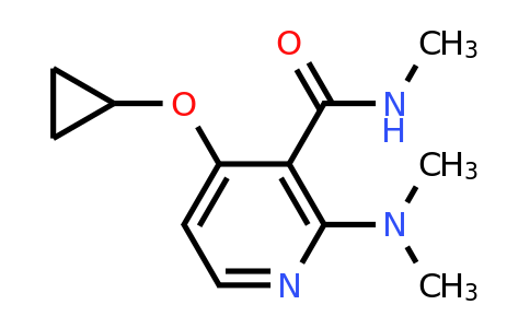CAS 1243377-57-2 | 4-Cyclopropoxy-2-(dimethylamino)-N-methylnicotinamide