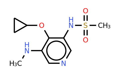 CAS 1243377-59-4 | N-(4-cyclopropoxy-5-(methylamino)pyridin-3-YL)methanesulfonamide
