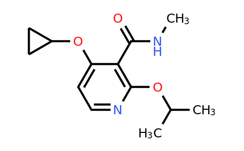 CAS 1243377-81-2 | 4-Cyclopropoxy-2-isopropoxy-N-methylnicotinamide
