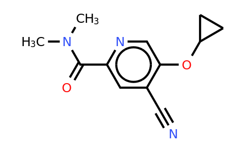 CAS 1243377-82-3 | 4-Cyano-5-cyclopropoxy-N,n-dimethylpicolinamide