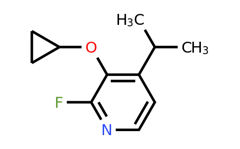 CAS 1243377-95-8 | 3-Cyclopropoxy-2-fluoro-4-(propan-2-YL)pyridine