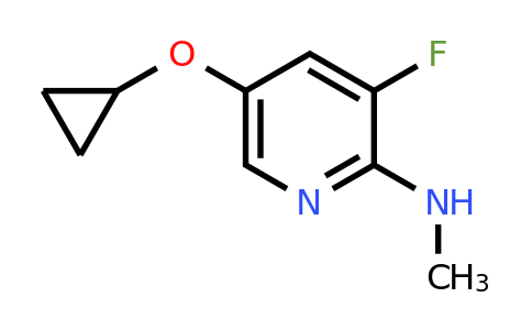 CAS 1243377-99-2 | 5-Cyclopropoxy-3-fluoro-N-methylpyridin-2-amine