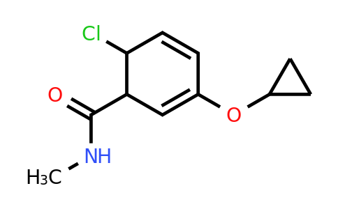 CAS 1243378-01-9 | 6-Chloro-3-cyclopropoxy-N-methylcyclohexa-2,4-dienecarboxamide