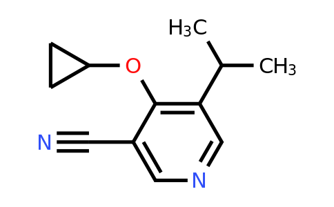 CAS 1243378-17-7 | 4-Cyclopropoxy-5-isopropylnicotinonitrile