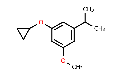 CAS 1243378-72-4 | 1-Cyclopropoxy-3-isopropyl-5-methoxybenzene