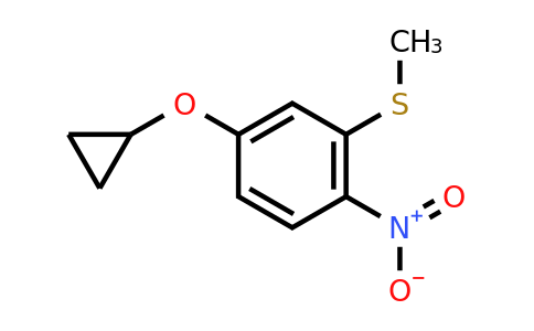 CAS 1243378-94-0 | (5-Cyclopropoxy-2-nitrophenyl)(methyl)sulfane
