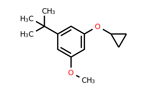 CAS 1243379-27-2 | 1-Tert-butyl-3-cyclopropoxy-5-methoxybenzene