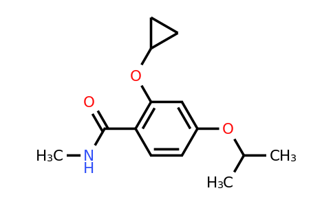 CAS 1243379-31-8 | 2-Cyclopropoxy-4-isopropoxy-N-methylbenzamide