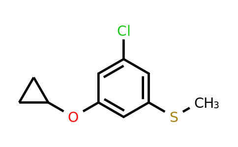 CAS 1243379-33-0 | (3-Chloro-5-cyclopropoxyphenyl)(methyl)sulfane