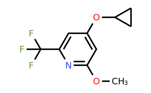 CAS 1243379-34-1 | 4-Cyclopropoxy-2-methoxy-6-(trifluoromethyl)pyridine