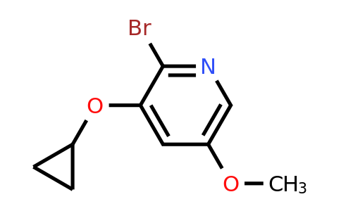 CAS 1243379-35-2 | 2-Bromo-3-cyclopropoxy-5-methoxypyridine