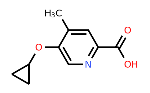 CAS 1243379-36-3 | 5-Cyclopropoxy-4-methylpicolinic acid