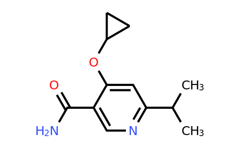 CAS 1243379-37-4 | 4-Cyclopropoxy-6-isopropylnicotinamide