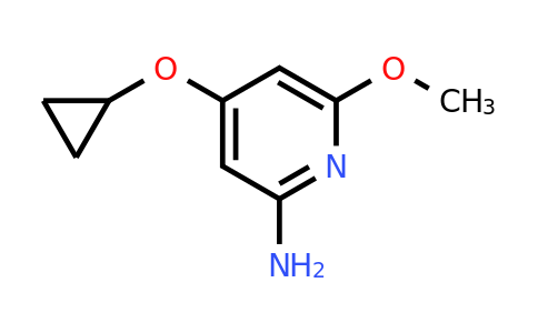 CAS 1243379-41-0 | 4-Cyclopropoxy-6-methoxypyridin-2-amine