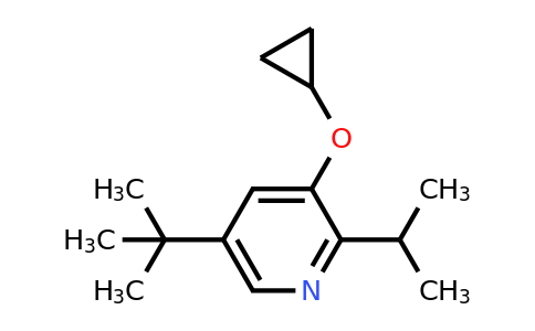 CAS 1243379-44-3 | 5-Tert-butyl-3-cyclopropoxy-2-isopropylpyridine