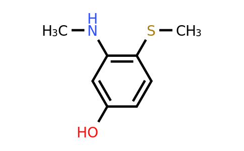CAS 1243379-51-2 | 3-(Methylamino)-4-(methylsulfanyl)phenol