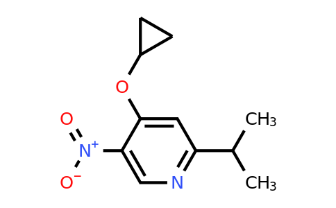 CAS 1243379-52-3 | 4-Cyclopropoxy-2-isopropyl-5-nitropyridine