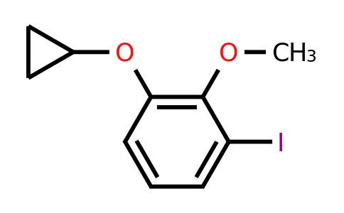 CAS 1243379-53-4 | 1-Cyclopropoxy-3-iodo-2-methoxybenzene