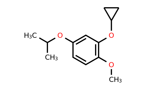 CAS 1243379-59-0 | 2-Cyclopropoxy-4-isopropoxy-1-methoxybenzene