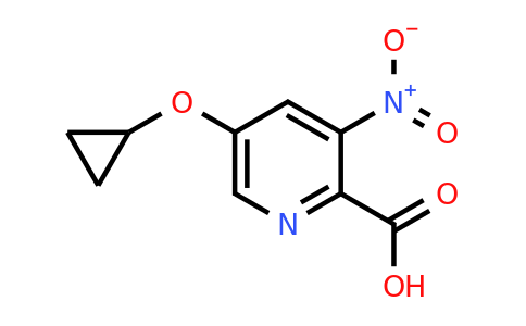 CAS 1243379-62-5 | 5-Cyclopropoxy-3-nitropicolinic acid