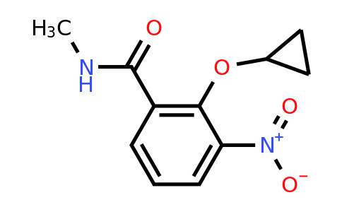 CAS 1243379-64-7 | 2-Cyclopropoxy-N-methyl-3-nitrobenzamide