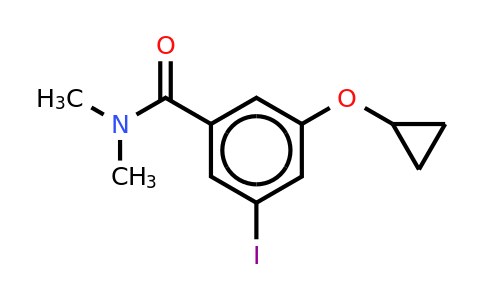 CAS 1243379-65-8 | 3-Cyclopropoxy-5-iodo-N,n-dimethylbenzamide