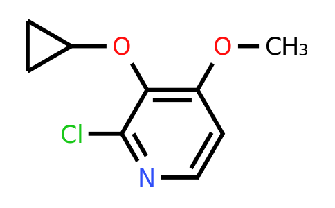 CAS 1243379-66-9 | 2-Chloro-3-cyclopropoxy-4-methoxypyridine