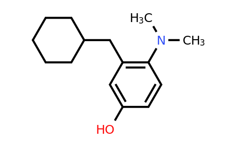 CAS 1243379-68-1 | 3-(Cyclohexylmethyl)-4-(dimethylamino)phenol