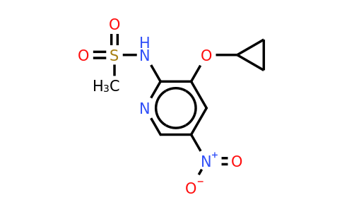 CAS 1243379-69-2 | N-(3-cyclopropoxy-5-nitropyridin-2-YL)methanesulfonamide