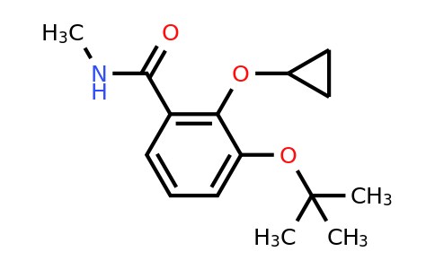 CAS 1243379-70-5 | 3-Tert-butoxy-2-cyclopropoxy-N-methylbenzamide