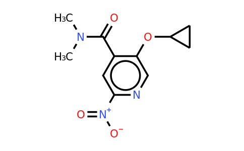 CAS 1243379-71-6 | 5-Cyclopropoxy-N,n-dimethyl-2-nitroisonicotinamide