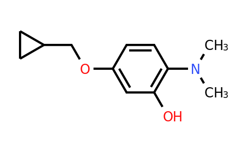 CAS 1243379-72-7 | 5-(Cyclopropylmethoxy)-2-(dimethylamino)phenol